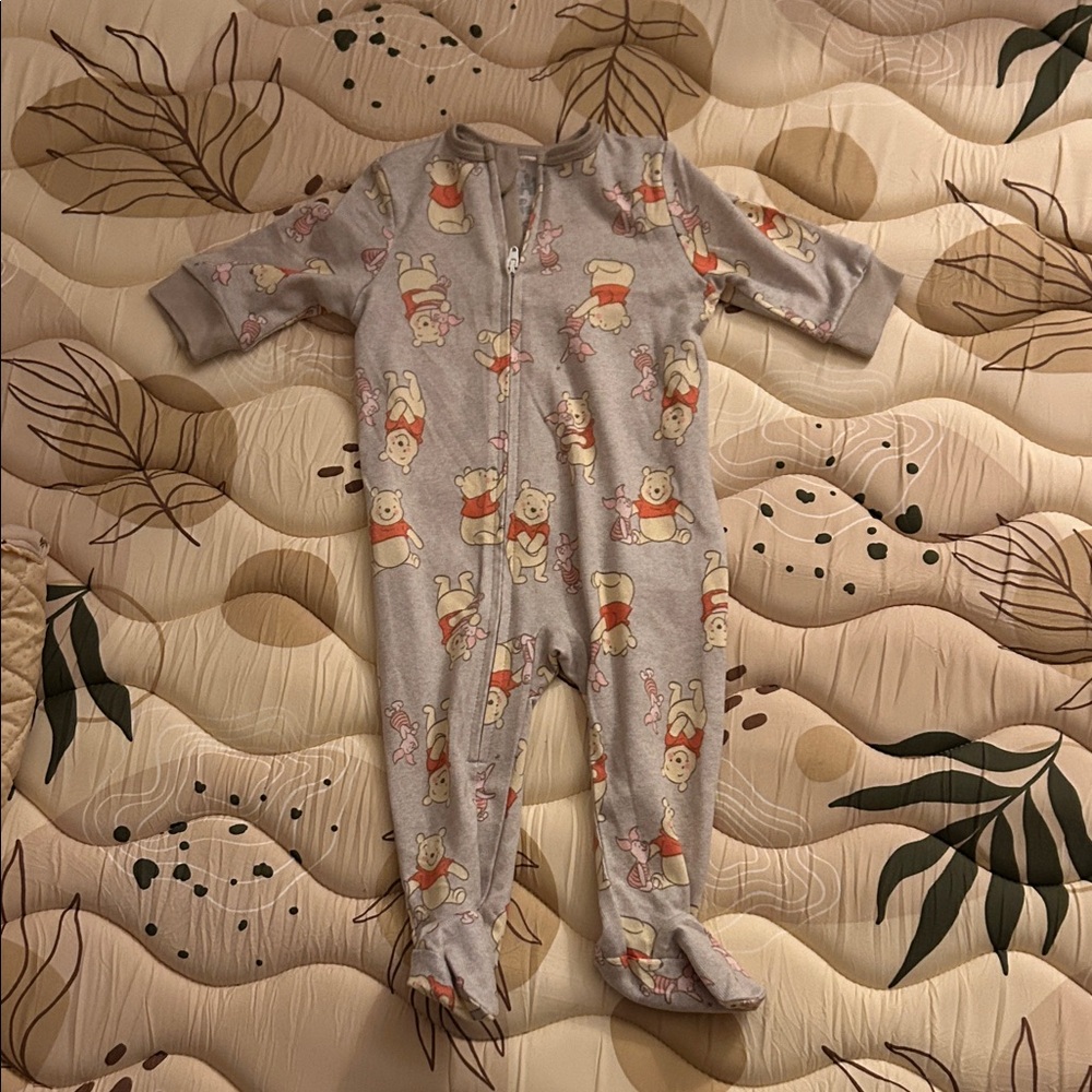 Disney Gray One Piece with Cartoon Characters
